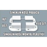 Sineklik Pabucu ( Ayağı ) 4 Köşe Takım ( 10 mm x 20 mm ) - 10 x 20 mm