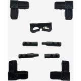 SİNEKLİK TAMİR 17X25 Menteşeli Sineklikseti Siyah