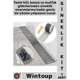#Sineklik Yapışkanlı Su Geçirmez Filtre Bandı Gider Süzgeci Sineklik Tamir Kiti 12 Cm X 4 Metre
