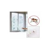 Sineklik Yıkanabilir Pencere Sinekliği Cırt Bantlı Yapışkanlı 130Cm X 150Cm-Swatter-Windows Plastik