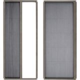Sineklikstore Akordiyon Pileli Kapı Sinekliği – 90 x 210 cm – Demir, Ahşap, Çelik, Pimapen ve Alüminyum ile Uyumlu - Vizon