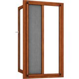 Sineklikstore Akordiyon Pileli Pencere Sinekliği – 70 x 140 cm – Demir, Ahşap, Çelik, Pimapen ve Alüminyum ile Uyumlu - AÇIK KAHVE;Açık Kahve
