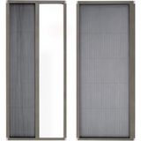 Sineklikstore Duble Akordiyon Kapı Sinekliği – 140 x 240 cm – Vizon – Demir, Ahşap, Çelik, Pimapen ve Alüminyum ile Uyumlu
