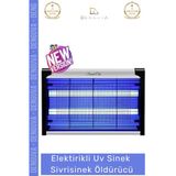 #Sineköldürücü 37X25cm 6W 2000V Çift Floresan Mor Işık Etkili Kaliteli Askılı Sinek Sivrisinek Öldürücü