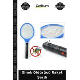 #Sinekraket Elektrikli Haşere Kovucu 3 Katmanlı Metal Ağlı Güçlü Etki Sinek Öldürücü Raket Şarjlı