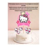 Sinem Gift Hello Kitty Doğum Günü Konsepti - Hello Kitty Pasta Süsü - 6 lı Cupcake Süsü