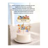 Sinem Gift Winnie The Pooh Doğum Günü Konsepti -Winnie The Pooh Pasta Süsü - Cupcake Süsü