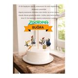 Sinem Gift Zootopia Konseptli Pasta Süsü - Doğum Günü Pasta Süsü - Zootropolis Konseptli Cupcake Süsü