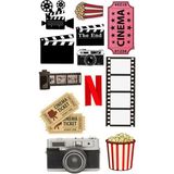 Sinema Sticker Telefon Laptop Notebook Tablet Defter Matara Stiker Etiket ST1718