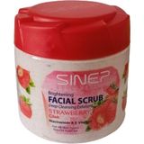 Sinep Professional Çilek Peeling Krem Maske 400 ml Karma Ciltler İçin E Vitamini Etkisi