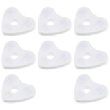 SING F LTD 8 ADET Evcil Hayvan Su Çeşmesi Filtreleri Çiçek Kalp Şekilli Su Çeşmesi Yedek Filtreler Kedi Köpek Su Dağıtıcı Filtreler 145 x 118 x 17 mm