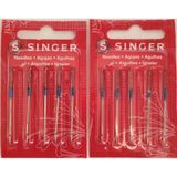 Singer 2 Paket 14 Numara Dikiş Makinesi İğnesi 2020 90/14 Orijinal Kalite 10 Adet