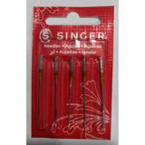 Singer 2045 / 11 No, 3 Lu Paket, Ev Tipi Dikiş Makine Iğnesi, Jarse Iğnesidir. 15 Adet İğne Kırmızı