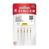 Singer #2045 110/18 Numara 5'li Ev Tipi Dikiş Makinası İğnesi Standart Kalın Kumaş için Denim Kanvas Deri Uyumlu