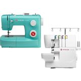 Singer 3223G Dikiş Makinesi ve Singer S0105 Overlok Makinesi