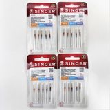 Singer 4 Paket Dikiş Makinesi Iğnesi Karışık Paket- 12-14-16 (1 Pakette 2ADET12- 2ADET14- 1ADET16NO)