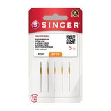 SINGER 5'li Paket Streç 2045 Dikiş Makinesi İğneleri, Boyut 80/12