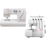 Singer C430 Professional Dikiş Makinesi ve Elmas 328 4 Iplik Overlok Makinesi Avantajlı Paket