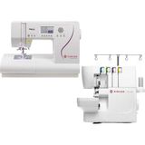 Singer C430 Professional Elektronik Dikiş Makinesi ve Singer S0105 Overlok Makinesi Avantajlı Paket