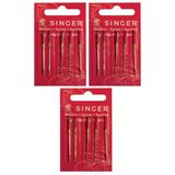 Singer Dikiş Makine Iğnesi - 2020 - 8 Numara 3 Paket Kırmızı