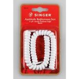 Singer Elastik Ayakkabı Bağı İpi 1 Çift (Beyaz Renk)