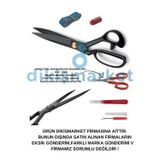 SİNGER Hard Steel Marka Kumaş Kot Deri Kesim Profesyonel Terzi Makası 25cm Ve Nakış Makası Ilik Sökücü Seti
