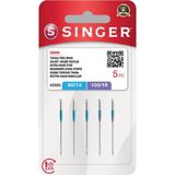 Singer Kot İğnesi 2026 Kodlu Metal Materyal 5'li Blister (3X14, 2X16 No.) Ekstra Kalın Kumaşlar İçin