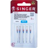 Singer Makine İğnesi No:14 5 Adet Universal Dokuma İçin Doğal ve Sentetik Kumaşlar