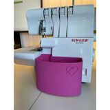 Singer Overlok Çöp Kutusu Fire Kabı Xl Fuşya Pembe 14SH654 14SH754 14HD854 HD0405S S010L