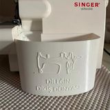 Singer Overlok Makinası Çöp Kutusu Fire Kabı Xl Kişiye Özel 14Sh654 14Sh754 14Hd854 Hd0405s S010l
