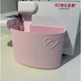 Singer Overlok Makinası Çöp Kutusu Xl Pembe