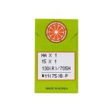 singer pfaff Orange Aile Ev Tipi Dikiş Makinesi Yüksek Kalite Orange Dikiş Makine Iğnesi (11/75 Numara 10 Adet), H25042022ORANGEAILEDIKISIGNESIHA114NO