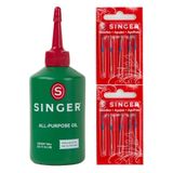 Singer Sınger 100Cc Makine Yağı Ve Sınger 14 No Makine Iğnesi (10 Ad Iğne)