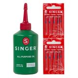 Singer Sınger 100Cc Makine Yağı Ve Sınger 14 No Ve 11 No Makine Iğnesi (10 Ad İğne)