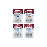 Singer Universal Dikiş Makinesi İğnesi Seti 4 Paket (20 Adet) 70/10 80/12 90/14 100/16 Gümüş