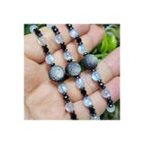 Singincraft 1 ADET- Yakamoz - Aytaşı - Silver Obsidyen Doğal Taş Bileklik ( El Yapımı Tasarım Ürünler)