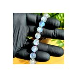Singincraft Zirve Kalite Aytaşı - Ay Taşı Doğal Taş Bileklik (taş Çapı: 8.2mm ) (el Yapımı Tasarım Ürünler) Nadir Taşlar Serisi -1-