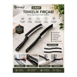 Single ( 2 Adet ) Çok Amaçlı Multi İnce Temizlik Fırçası Derz Arası Banyo Mutfak Lavabo Detay Temizleme