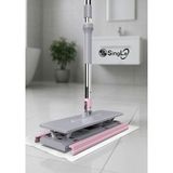Single Click Mop Kendinden Sıkıştırmalı Mop Paspas Tüm Bezlerle Uyumlu 4xl Boyut