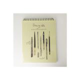 single color ÜSTTEN SPİRALLİ ESKİZ DEFTERİ 26X33CM