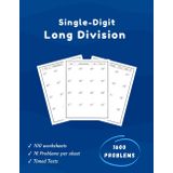 Single-Digit Long Division Practice - Workbook Master 2-Digit by 1-Digit Division with No Remainders – Grades 3 to 5: 100 Days of Timed Long Division ... | Grade 3, Grade 4, Grade 5 Math Practice