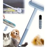 Single Kedi ve Köpek Tüyleri İçin 4’ü 1 Arada Temizleyici Fırça Halı Koltuk Tüy Alıcı Dayanıklı Malzeme
