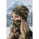 Single Sword 2 li set Unisex Kışlık Polar Boyunluk & Bere Olan Çok Amaçlı Soğuk Hava Koruması 0//Y.TSK