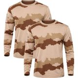 Single Sword 2’li Set Unisex Kamuflaj Desen Uzun Kollu %100 Pamuk Kamp · Askeri · Spor · Günlük T - Shirt - Renk: USA | Beden: XL - Açık Yeşil - Koyu Yeşil