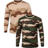 Single Sword 2’li Set Unisex Kamuflaj Desen Uzun Kollu %100 Pamuk Kamp · Askeri · Spor · Günlük T - Shirt - Renk: USA / Ç.kamuflaj | Beden: M - Renkli