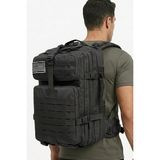 Single Sword 50L Taktik Sırt Çantası Su Geçirmez Askeri Outdoor Kamp Dağcı Çanta (Renk=SİYAH) - Siyah - Standart
