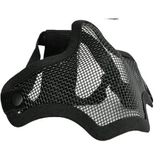 Single Sword Airsoft Tel Maske, Siyah