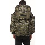 Single Sword Askeri Sırt Çantası 85+10 Litre Operasyon Çantası (Renk=PİKSEL) - Bordo - Tropik Pembe - Standart