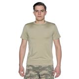 Single Sword Bej Kısa Kol Microfiber Tişört Askeri Üst İçlik Microfiber Fanila
