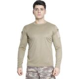Single Sword Bisiklet Yaka Uzun Kollu Basic&outdoor Unisex T-Shirt Renk: Siyah Beden: M